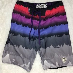 LRG Board Shorts Mens Size 30 Long (f)^